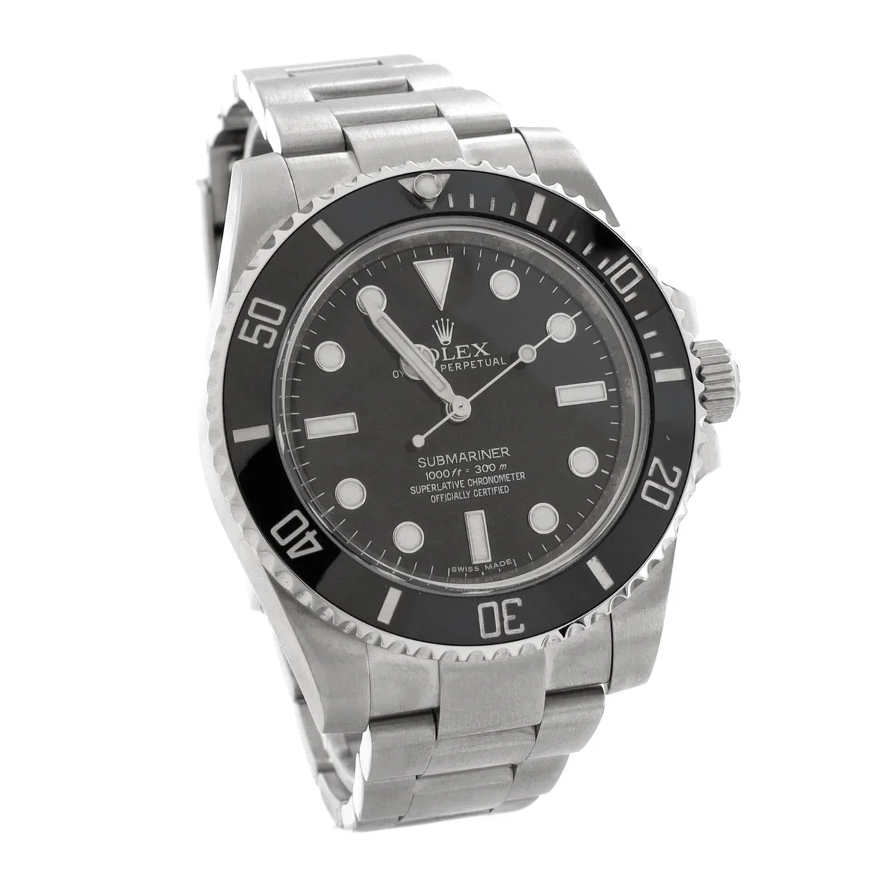 Oyster Perpetual Submariner Automatic Watch Stainless Steel 40 - Deep Luxury