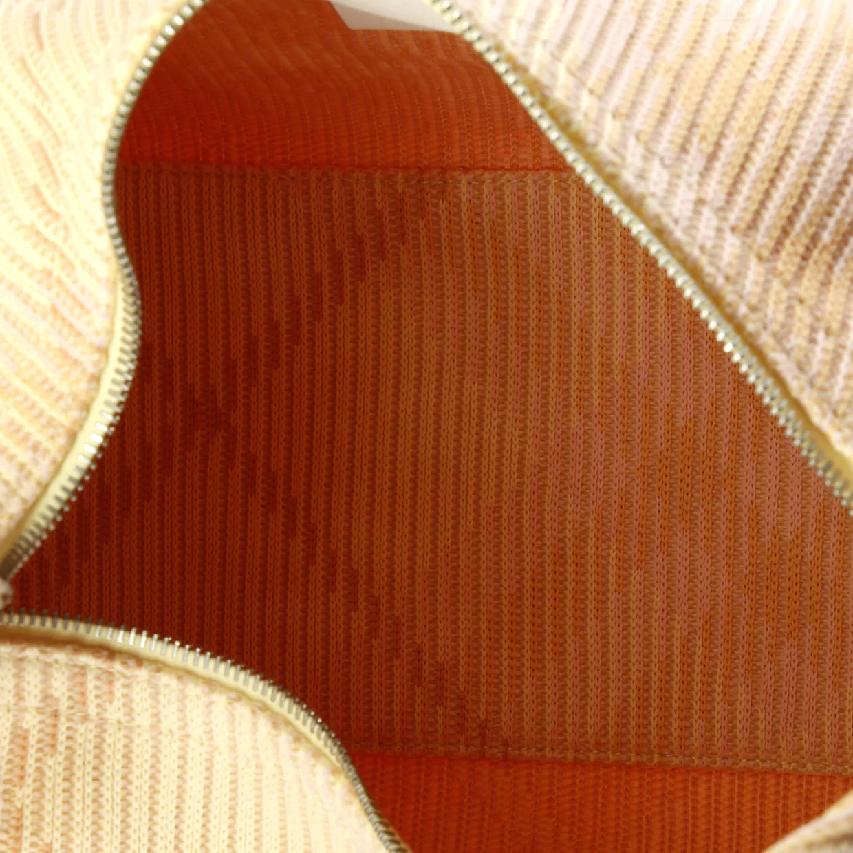 Peg Handle Bag Knit Check Fabric Medium - Deep Luxury