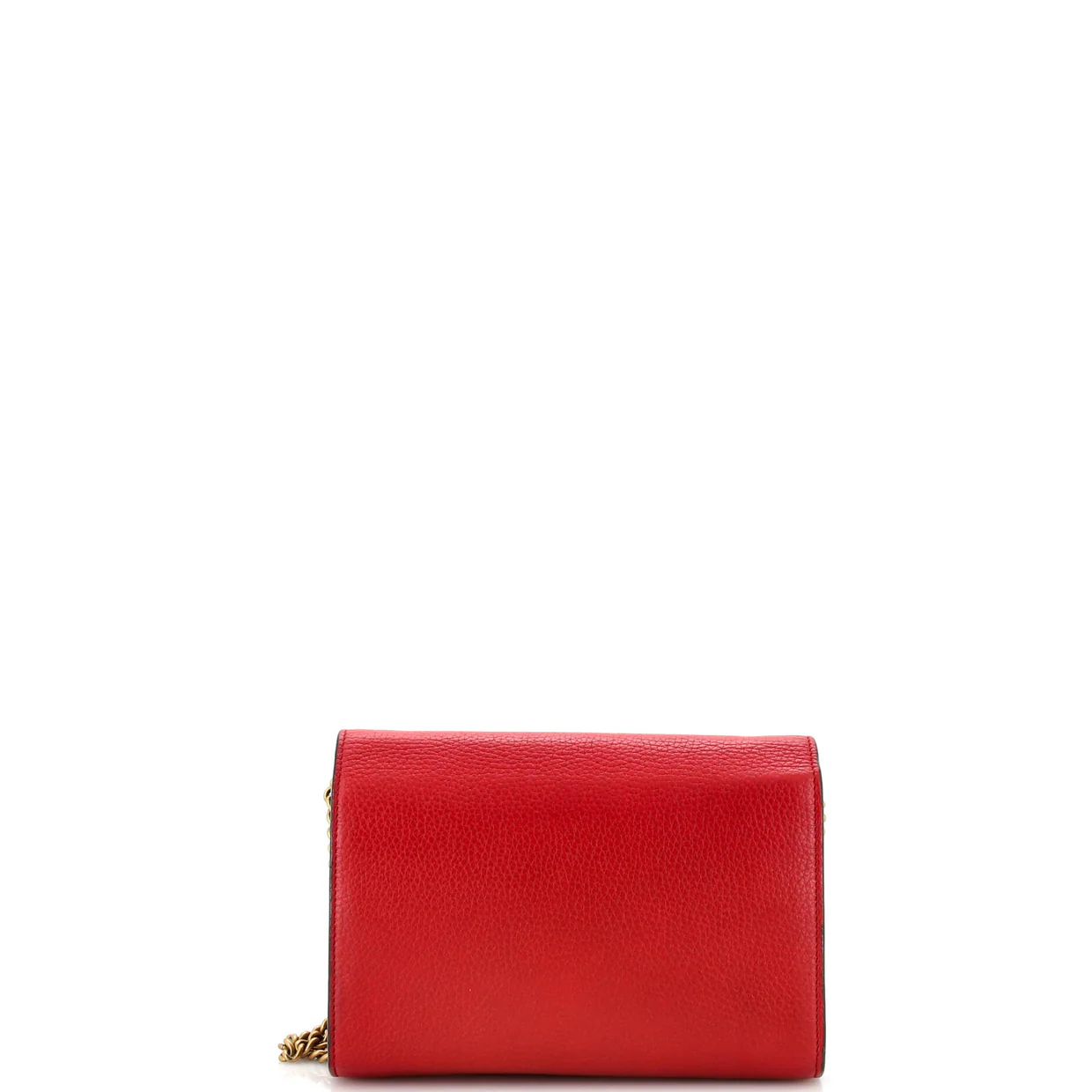 GG Marmont Chain Wallet Leather Mini - Deep Luxury