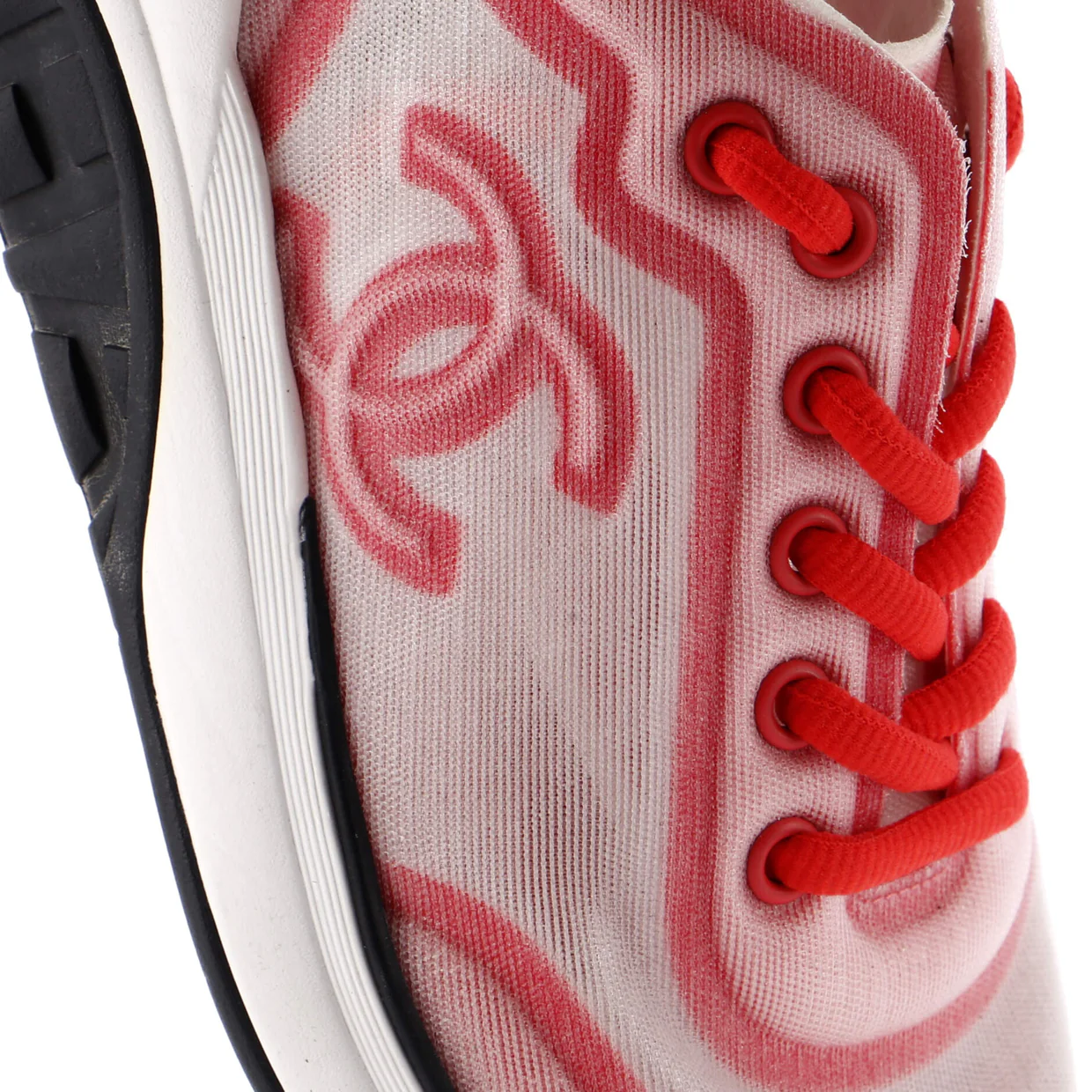 Women's CC Low-Top Sneakers Mesh Lycra - Deep Luxury