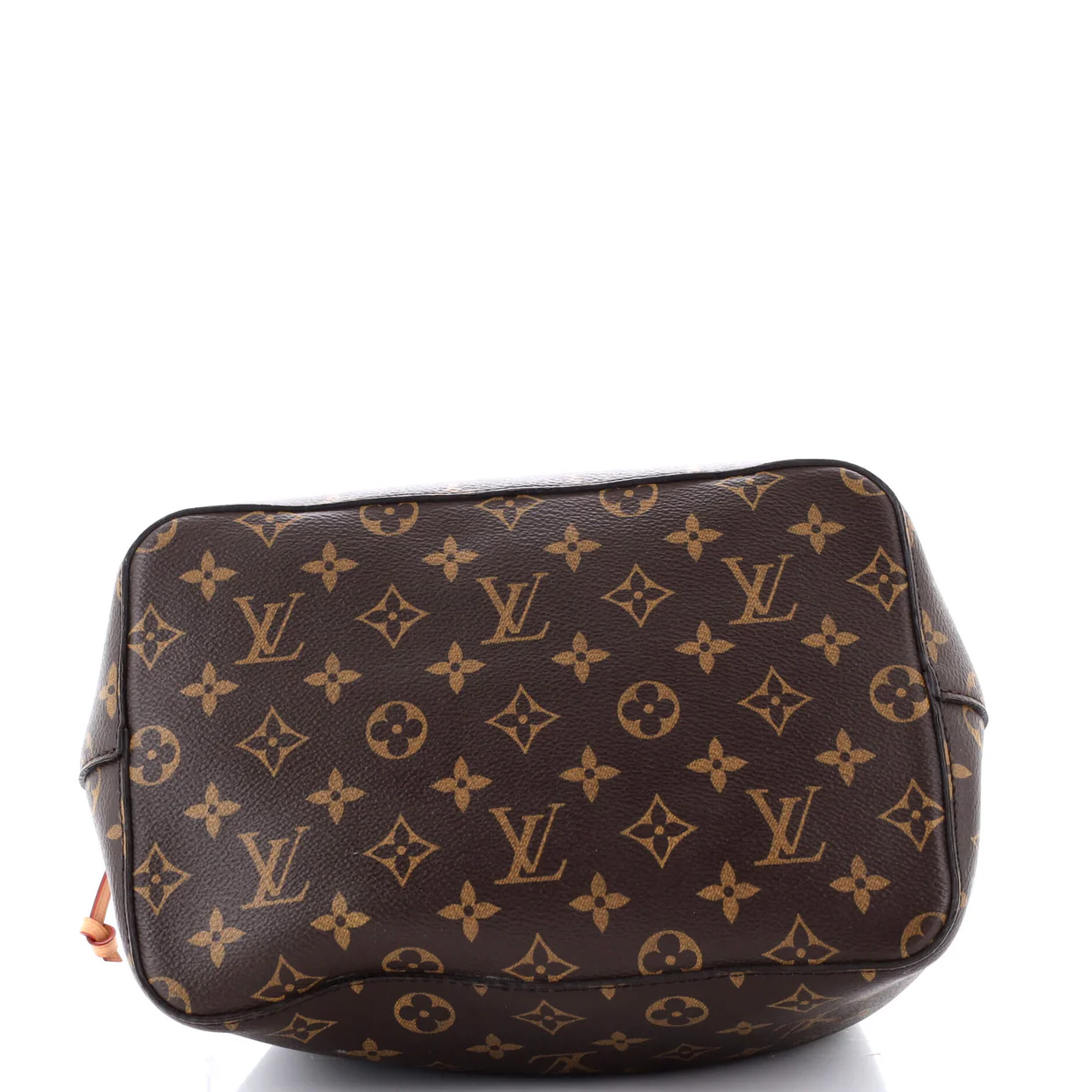 Braided Handle NeoNoe Handbag Monogram Canvas with Leather MM - Deep Luxury