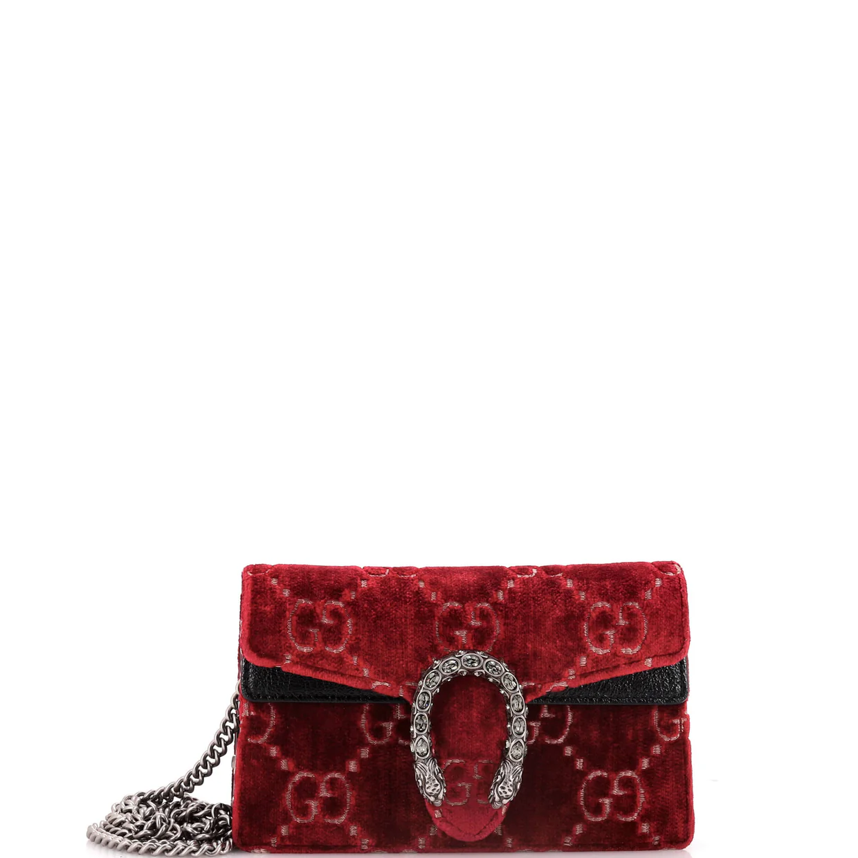 Dionysus Bag GG Velvet Super Mini - Deep Luxury