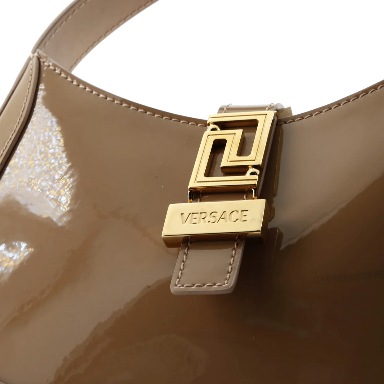 Greca Goddess Hobo Bag Leather Small - Deep Luxury