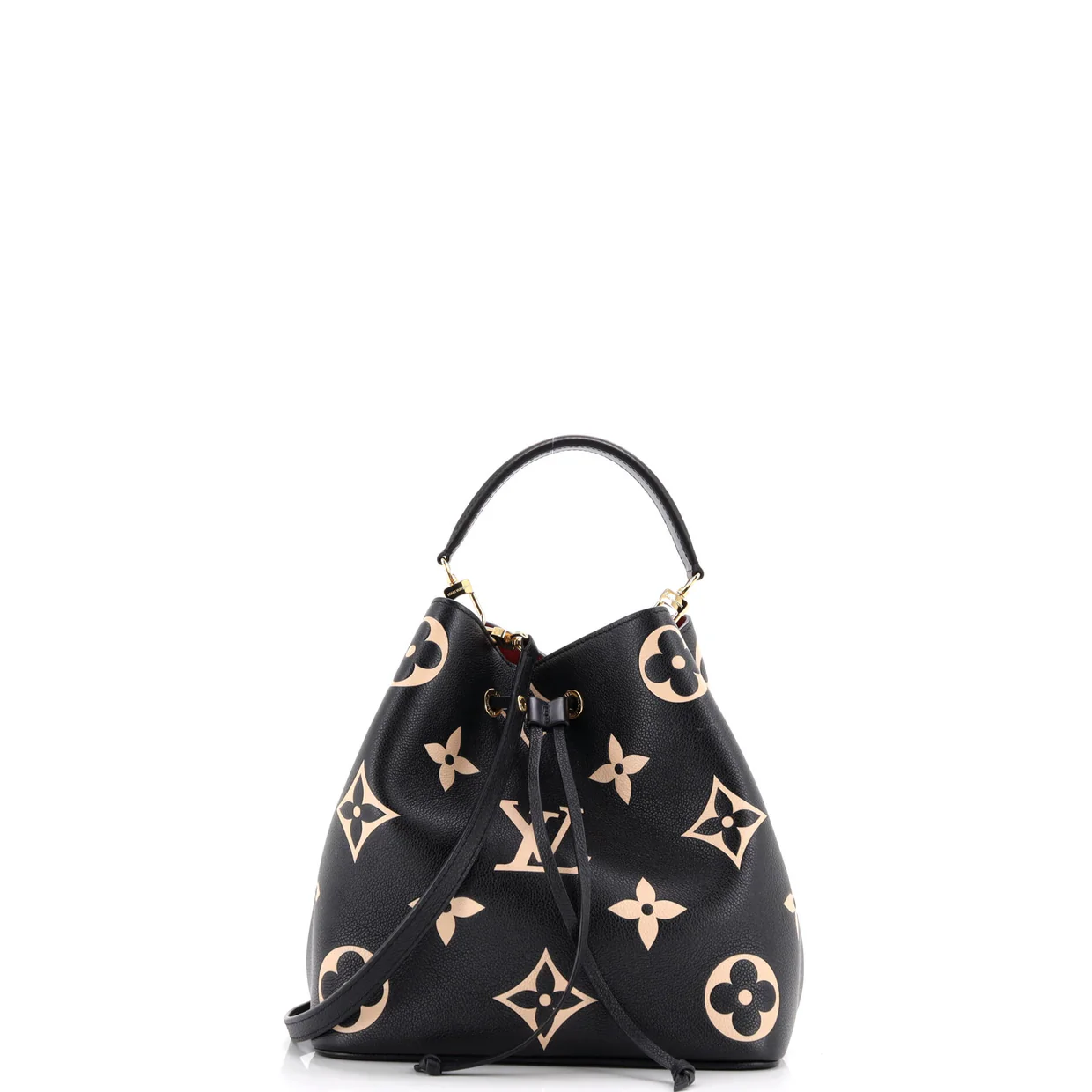NeoNoe Handbag Bicolor Monogram Empreinte Giant MM - Deep Luxury