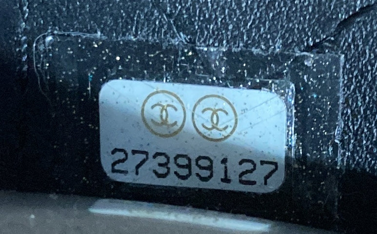 Sand By The Sea Flap Bag PVC with Lambskin Medium - Deep Luxury