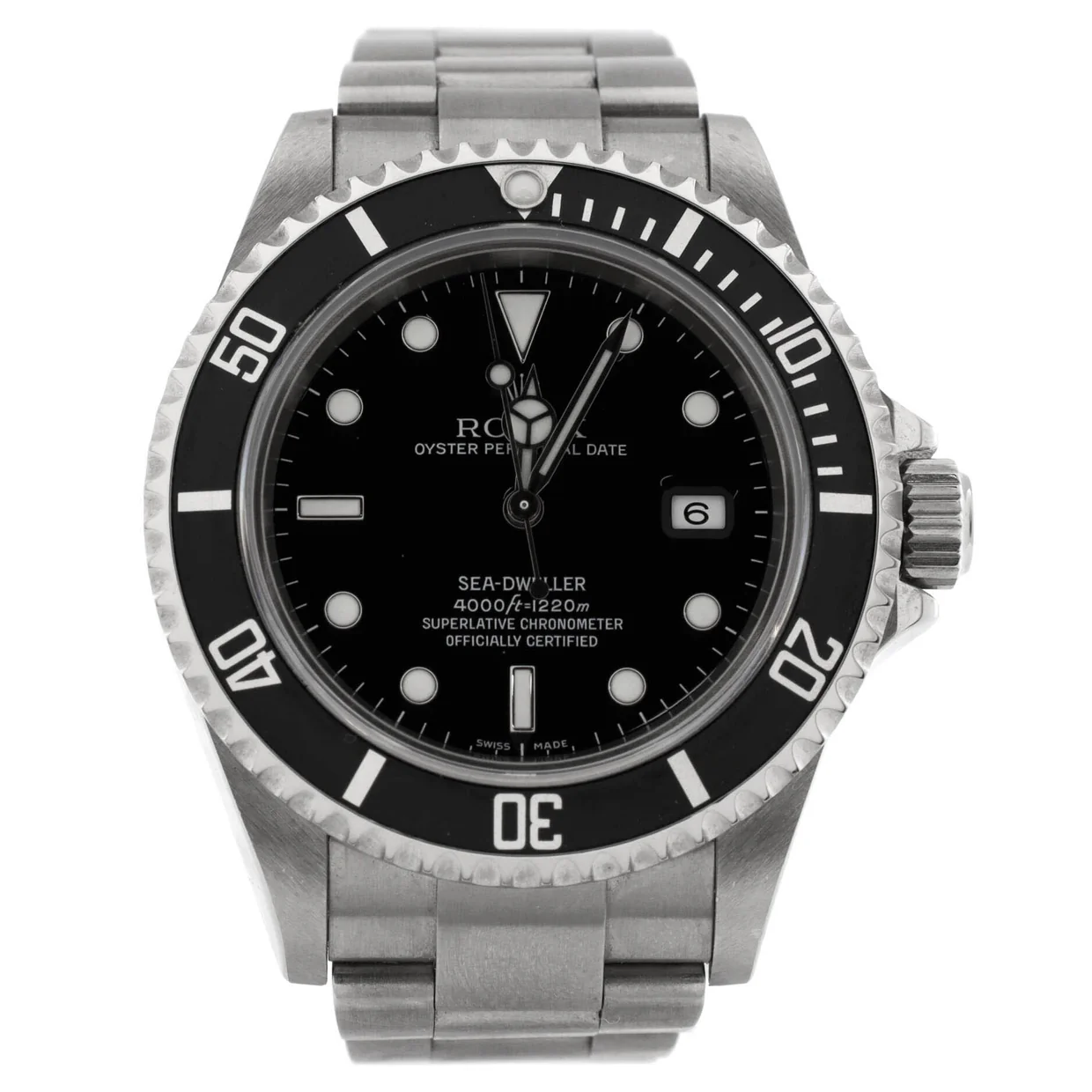 Oyster Perpetual Sea-Dweller Automatic Watch Stainless Steel 40 - Deep Luxury