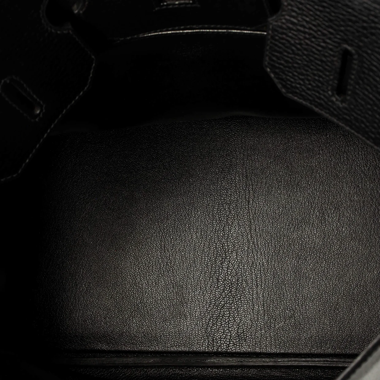 Birkin Handbag Noir Ardennes with Gold Hardware 35 - Deep Luxury
