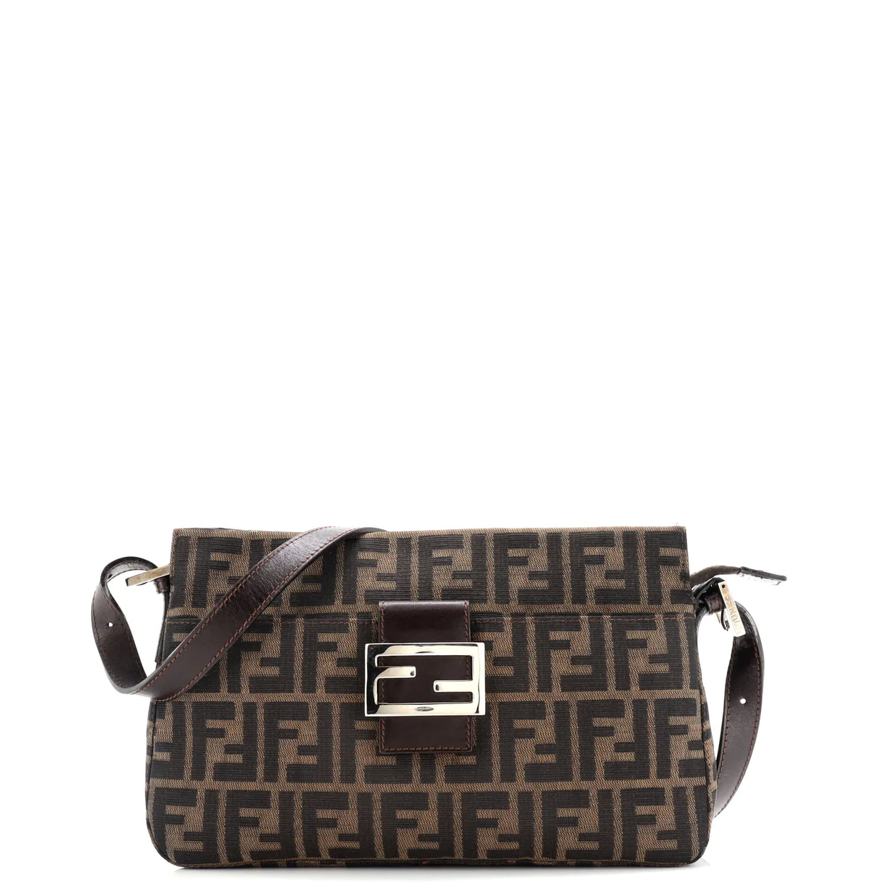 Vintage Pocket Shoulder Bag Zucca Canvas Small - Deep Luxury