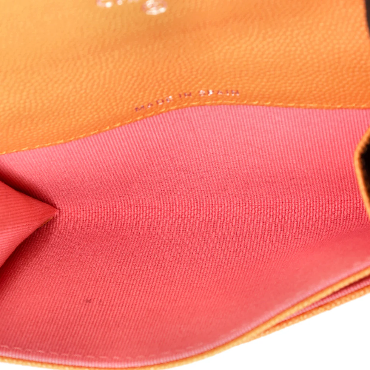 CC Chain Flap Card Case Quilted Caviar - Deep Luxury