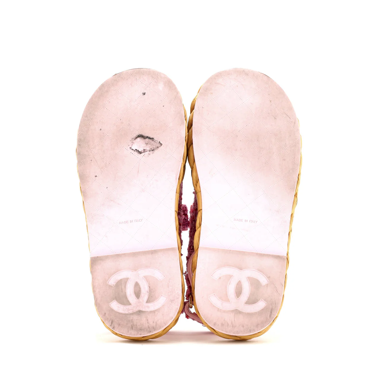 Women's Velcro Espadrille Dad Sandals Tweed - Deep Luxury