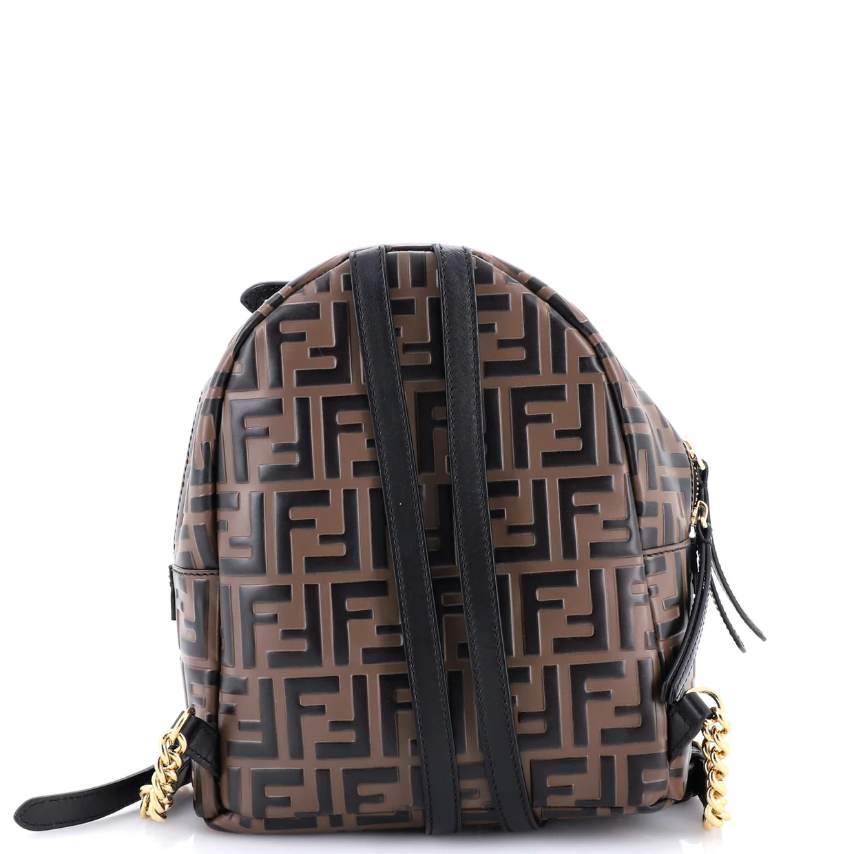 By The Way Backpack Zucca Embossed Leather Mini - Deep Luxury