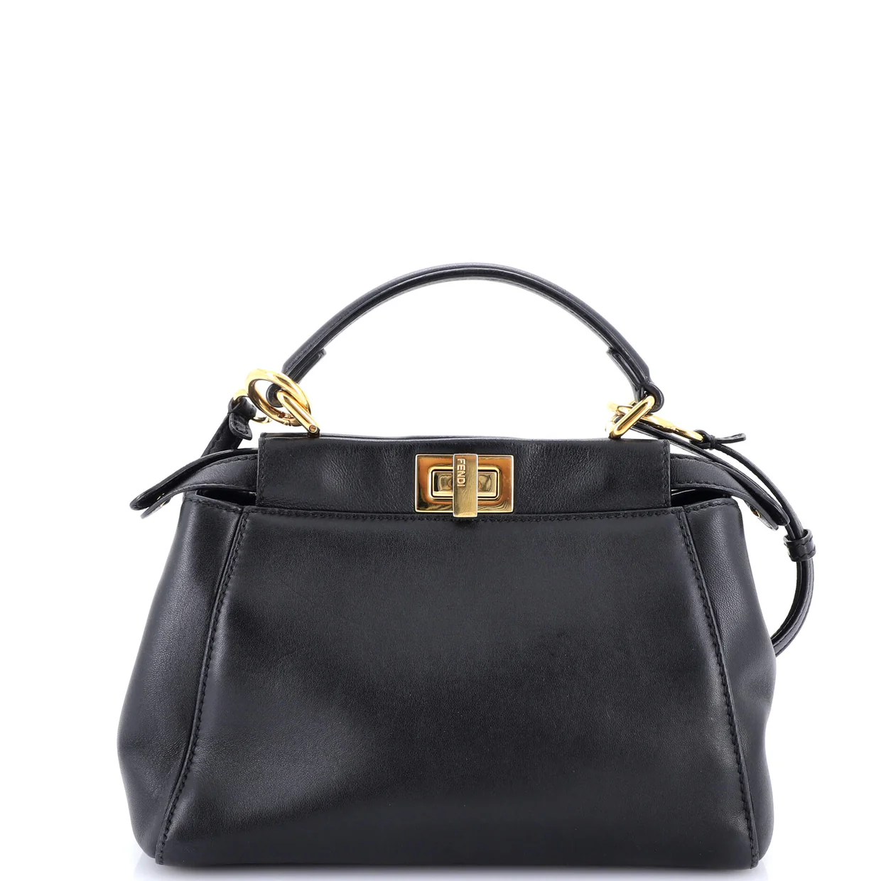 Peekaboo Bag Leather Mini - Deep Luxury