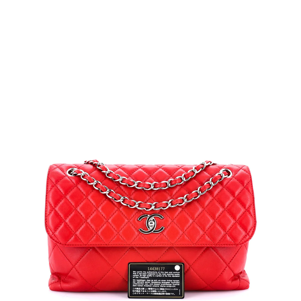 In The Business Flap Bag Quilted Calfskin Maxi - Deep Luxury