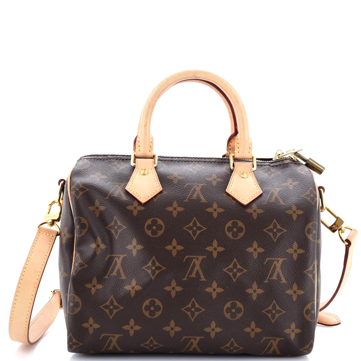 Speedy Bandouliere Bag Monogram Canvas 25 - Deep Luxury
