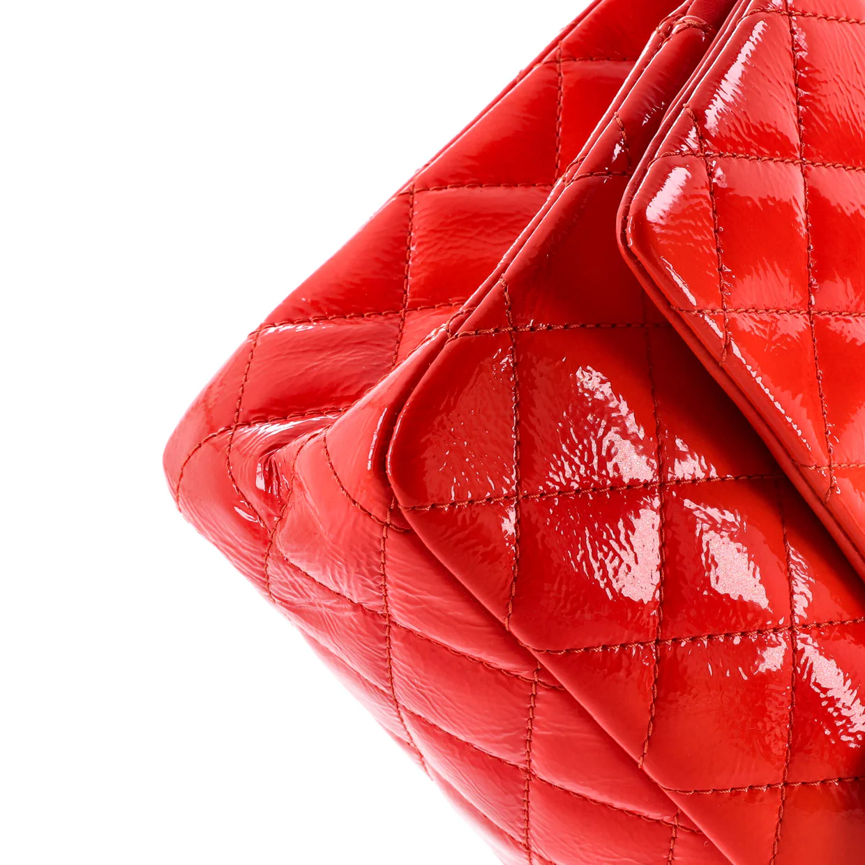 Reissue 2.55 Flap Bag Quilted Crinkled Patent 227 - Deep Luxury