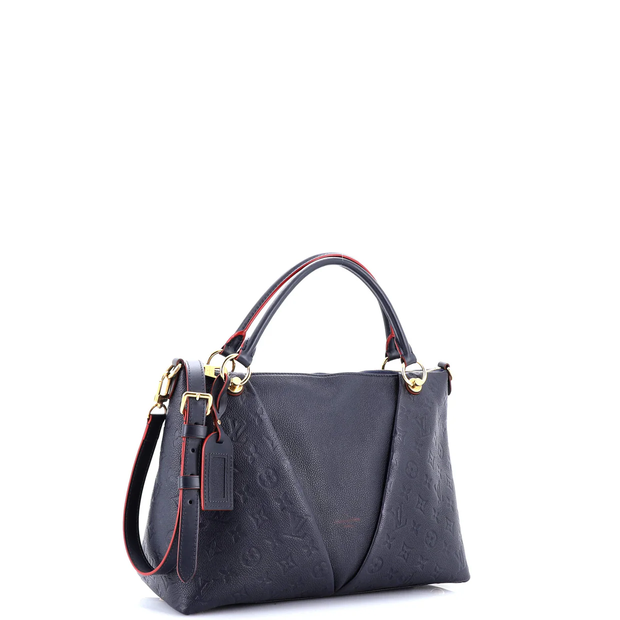 V Tote Monogram Empreinte Leather MM - Deep Luxury