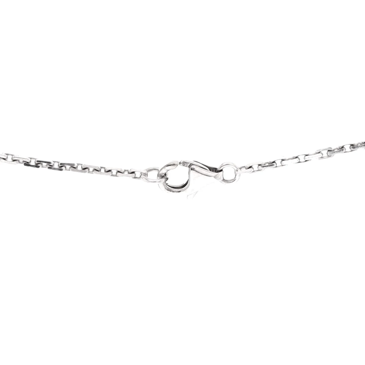 Love Interlocking Necklace 18K White Gold and Diamonds - Deep Luxury