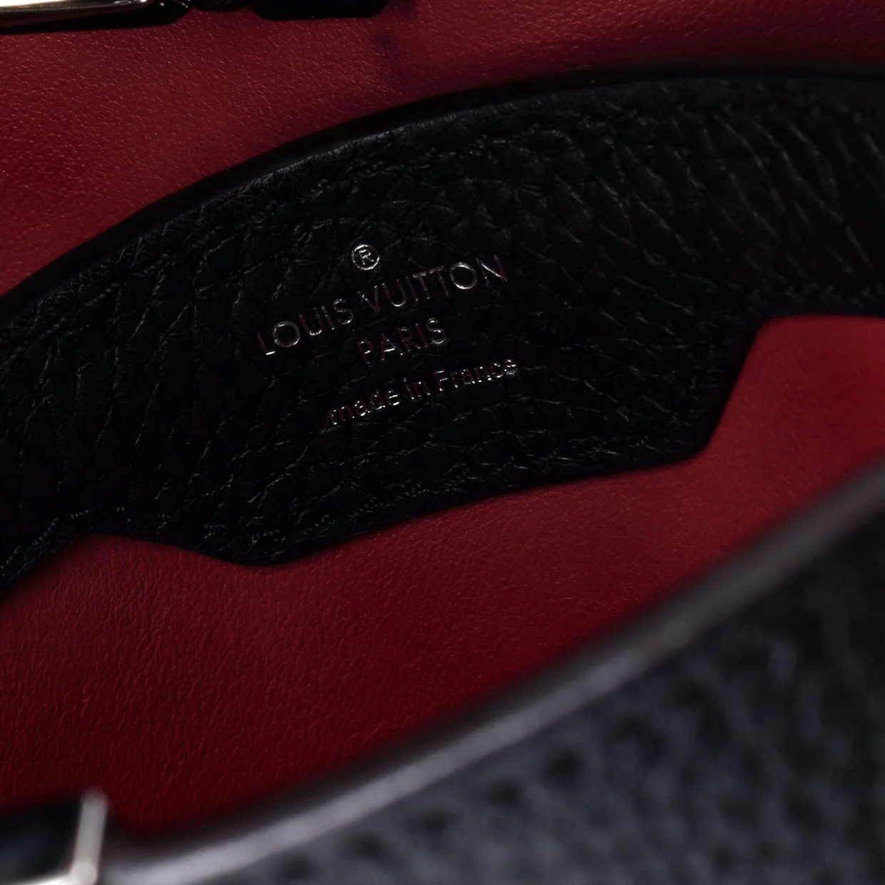 Capucines Bag Leather with Python PM - Deep Luxury