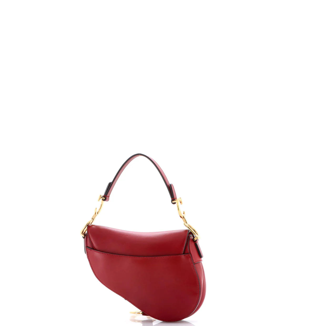 Saddle Handbag Leather Mini - Deep Luxury