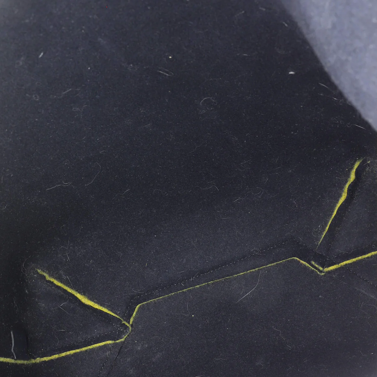 Twisted Cabas Tote Leather and Felt Small - Deep Luxury