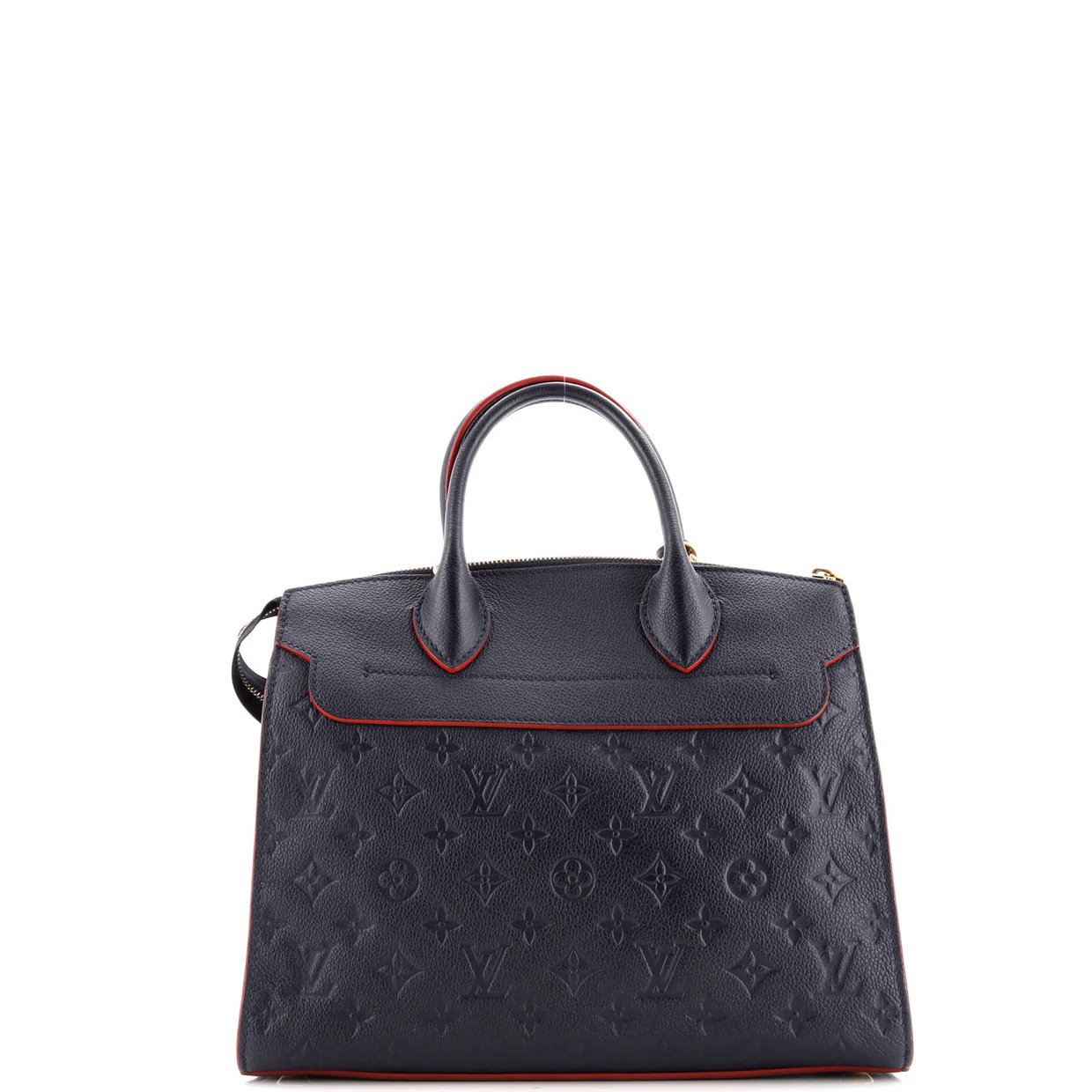 Pont Neuf Handbag Monogram Empreinte Leather MM - Deep Luxury