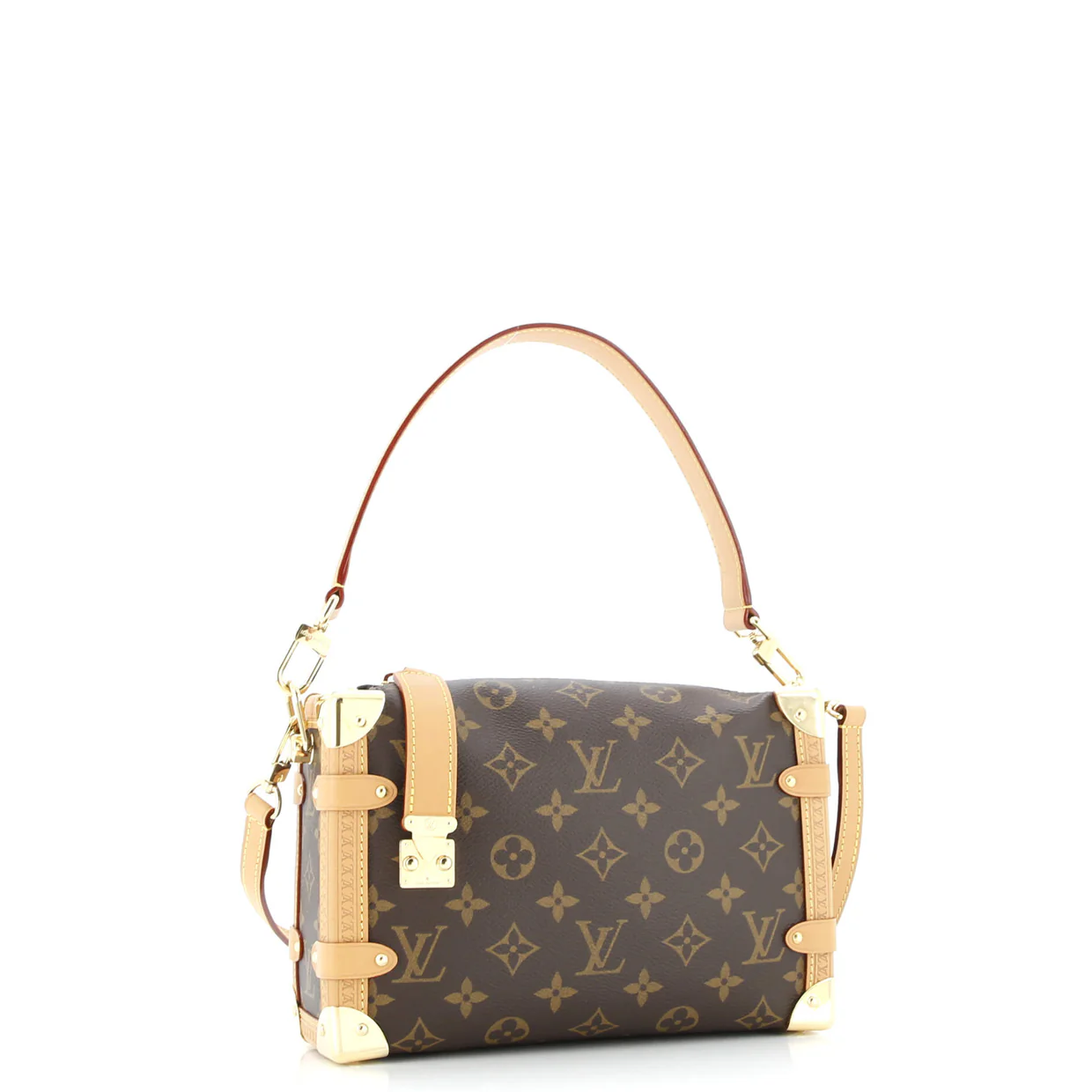 Side Trunk Handbag Monogram Canvas MM - Deep Luxury