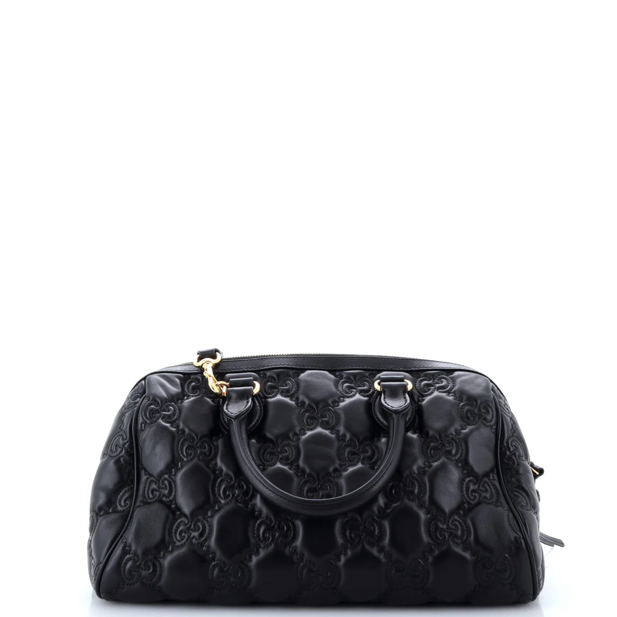 Ophidia Convertible Boston Top Handle Bag GG Matelasse Leather Medium - Deep Luxury