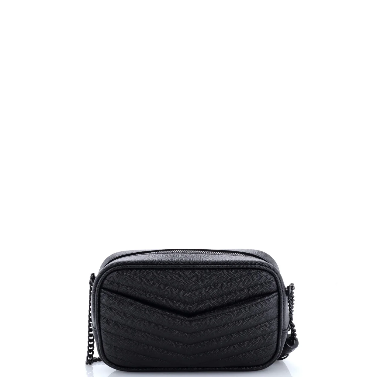 Lou Camera Bag Matelasse Chevron Leather Mini - Deep Luxury