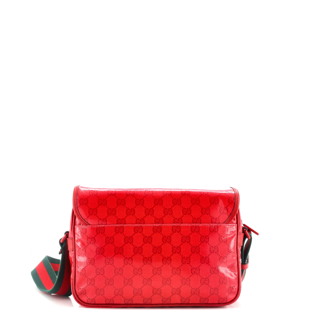 Web Buckle Messenger Bag GG Coated Canvas Small - Deep Luxury