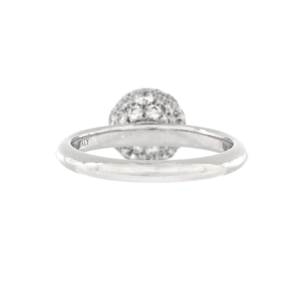 HardWear Ball Ring 18K White Gold and Diamonds 8mm - Deep Luxury