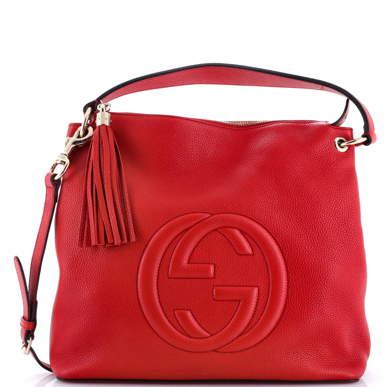 Soho Convertible Hobo Leather Large - Deep Luxury