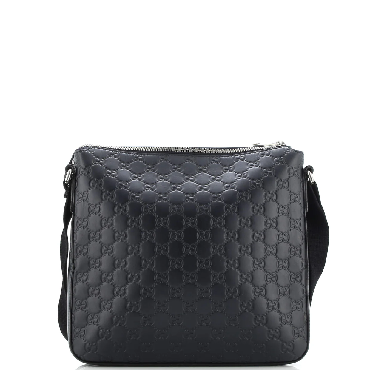 Signature Zip Messenger Bag Guccissima Leather Medium - Deep Luxury