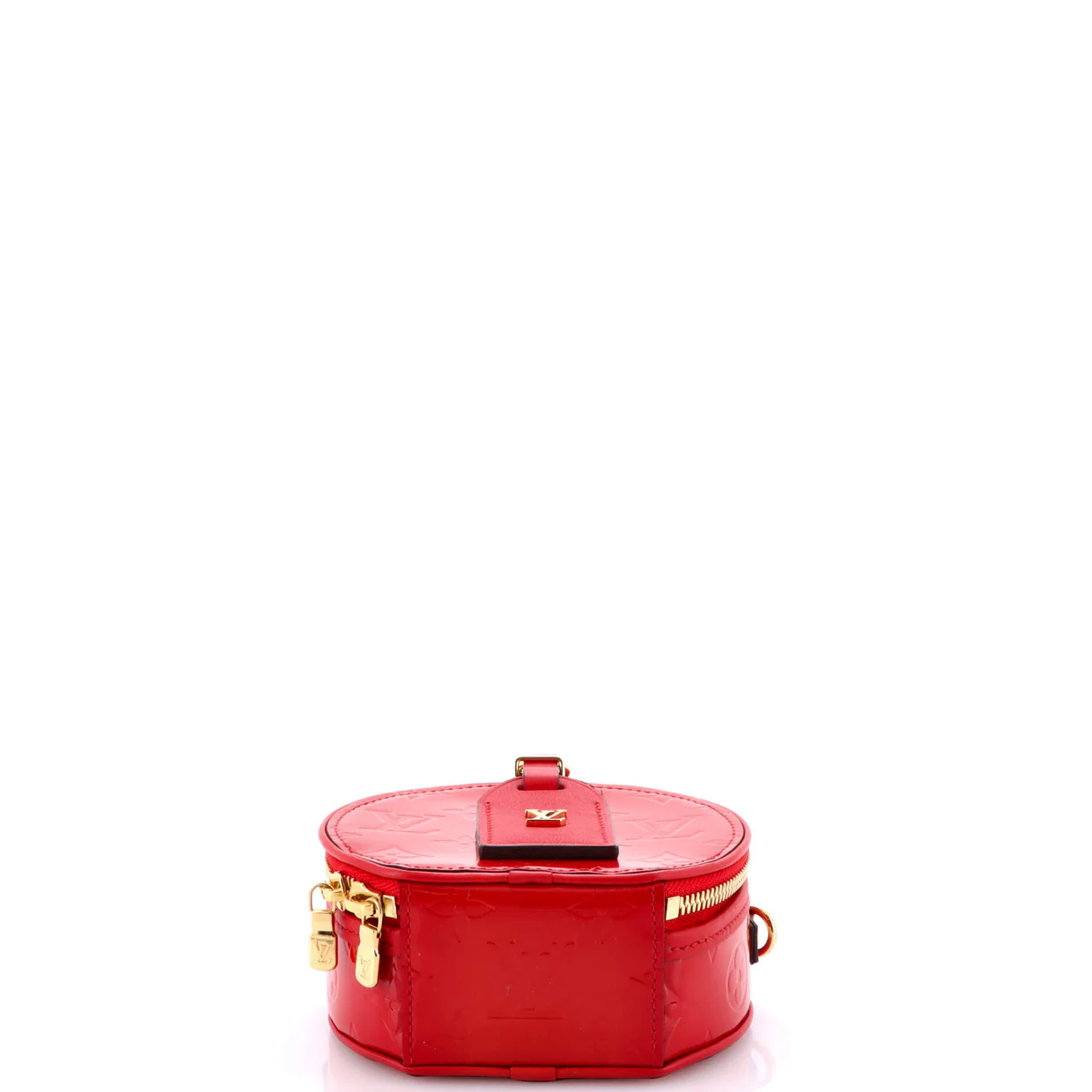 Mini Boite Chapeau Bag Monogram Vernis - Deep Luxury