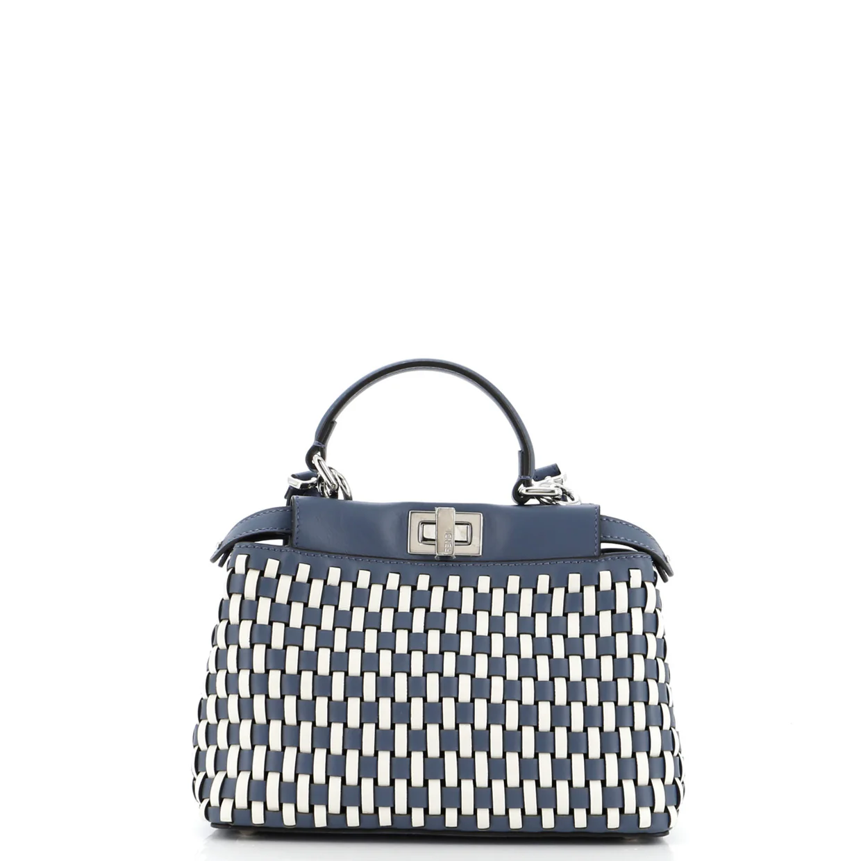 Peekaboo Bag Braided Leather Mini - Deep Luxury