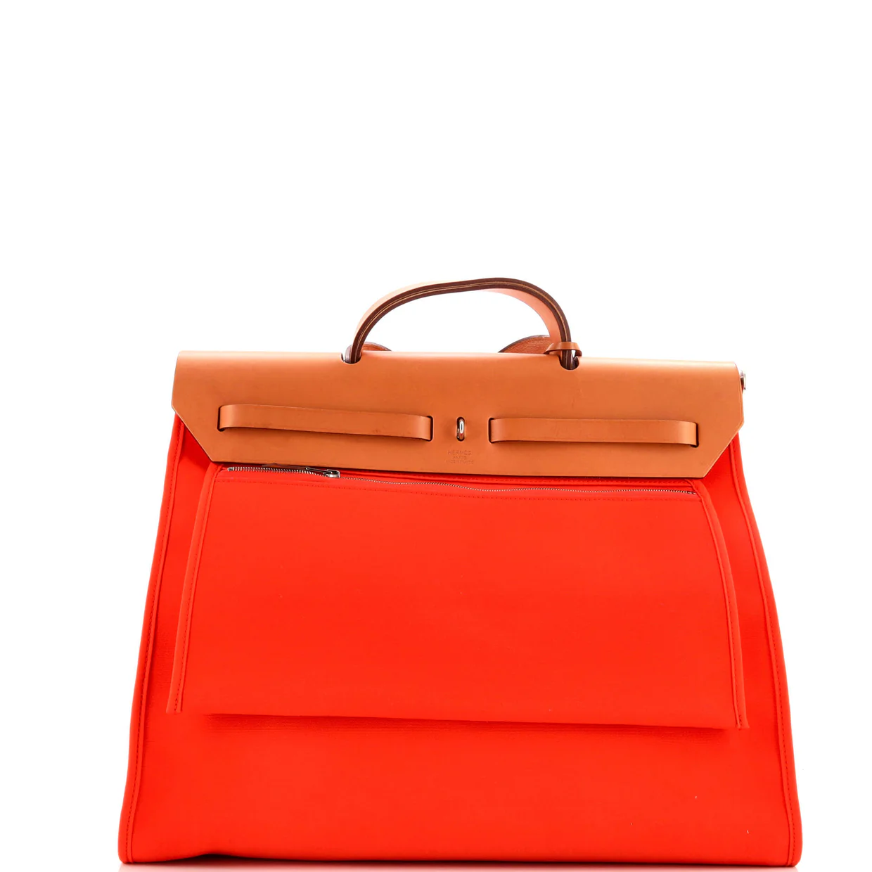 Herbag Zip Leather and Toile 39 - Deep Luxury