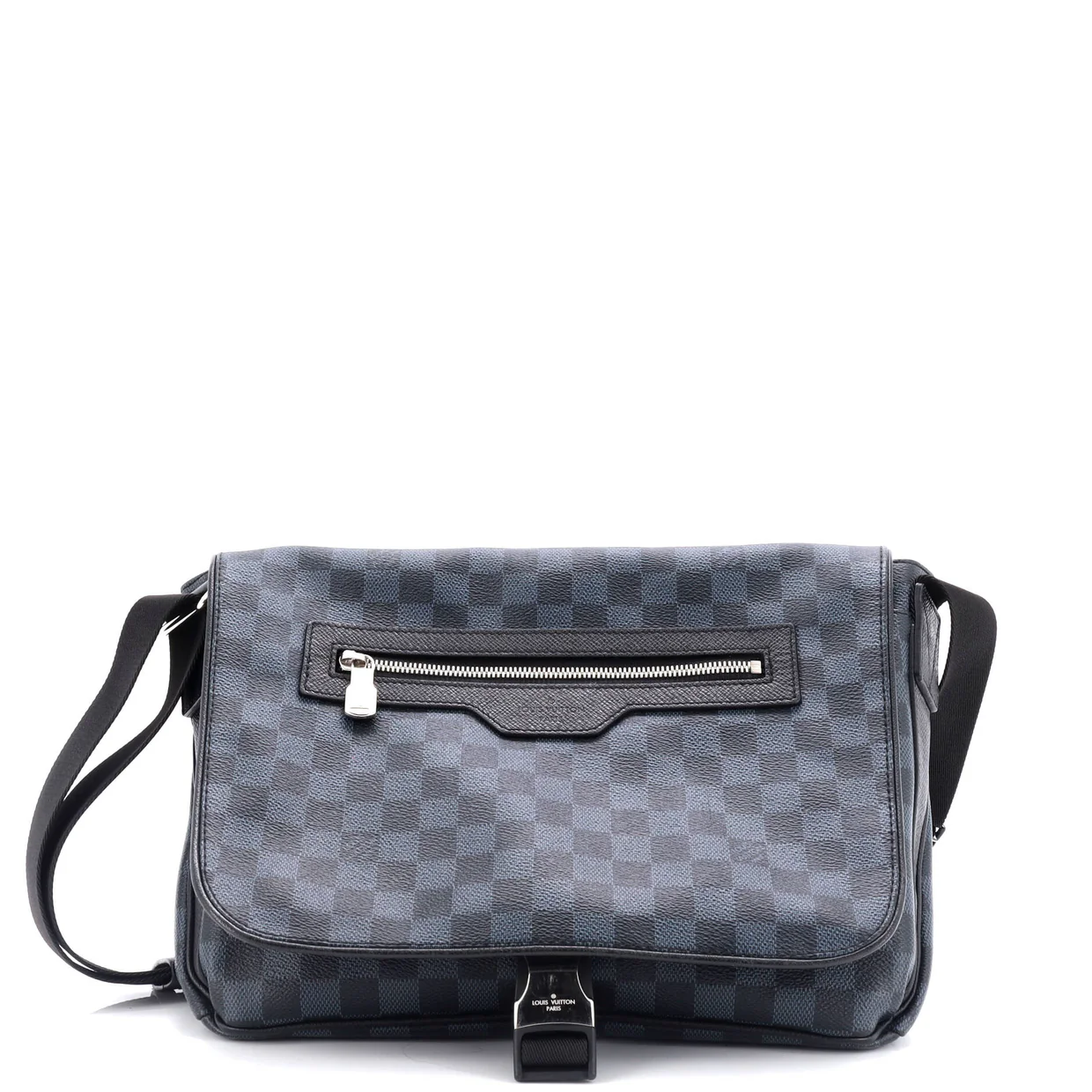 Matchpoint Messenger Damier Cobalt - Deep Luxury