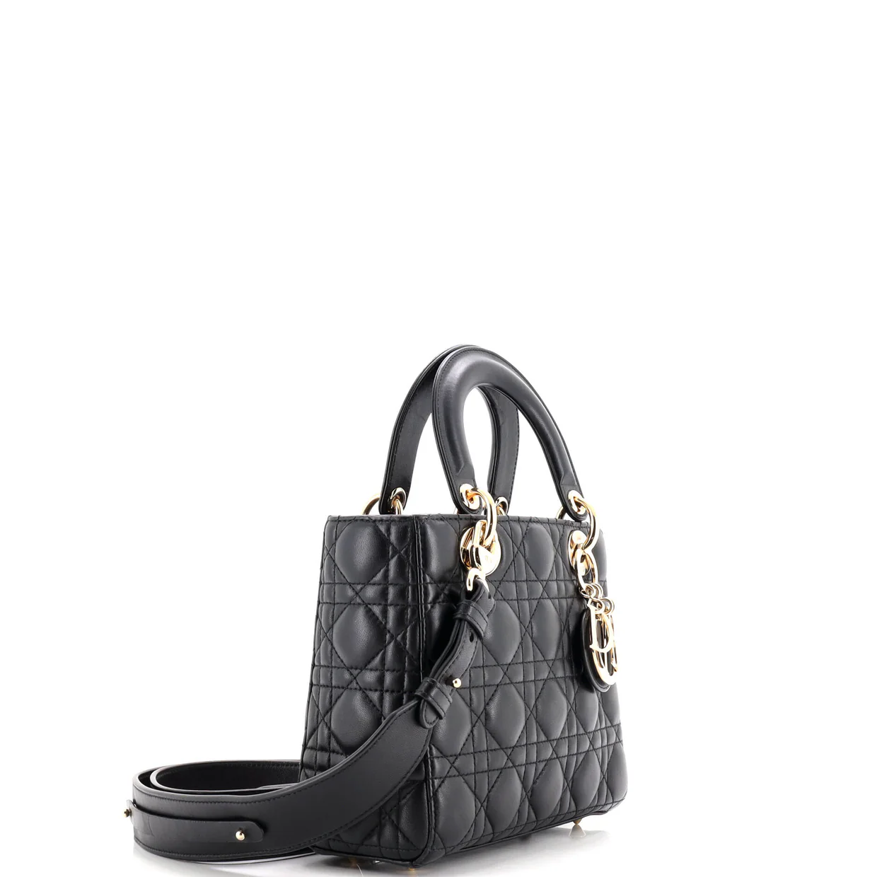 My ABCDior Lady Dior Bag Cannage Quilt Leather Small - Deep Luxury