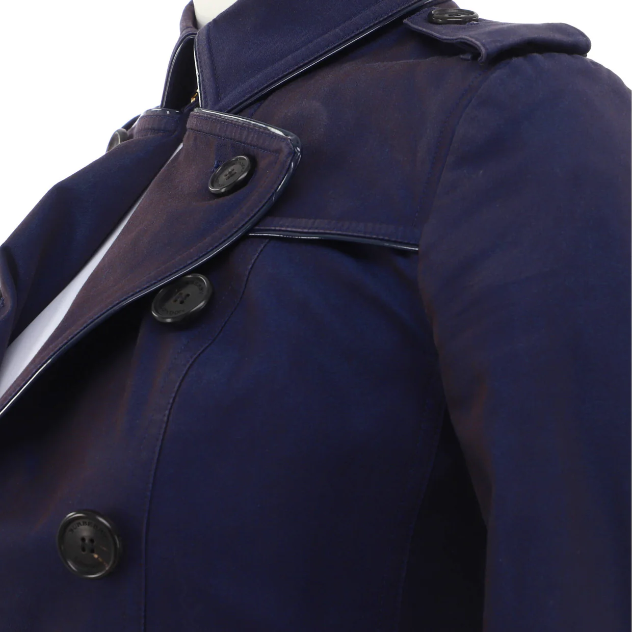 Women's Double Breasted Belted Mid-Length Trench Coat Cotton - Deep Luxury