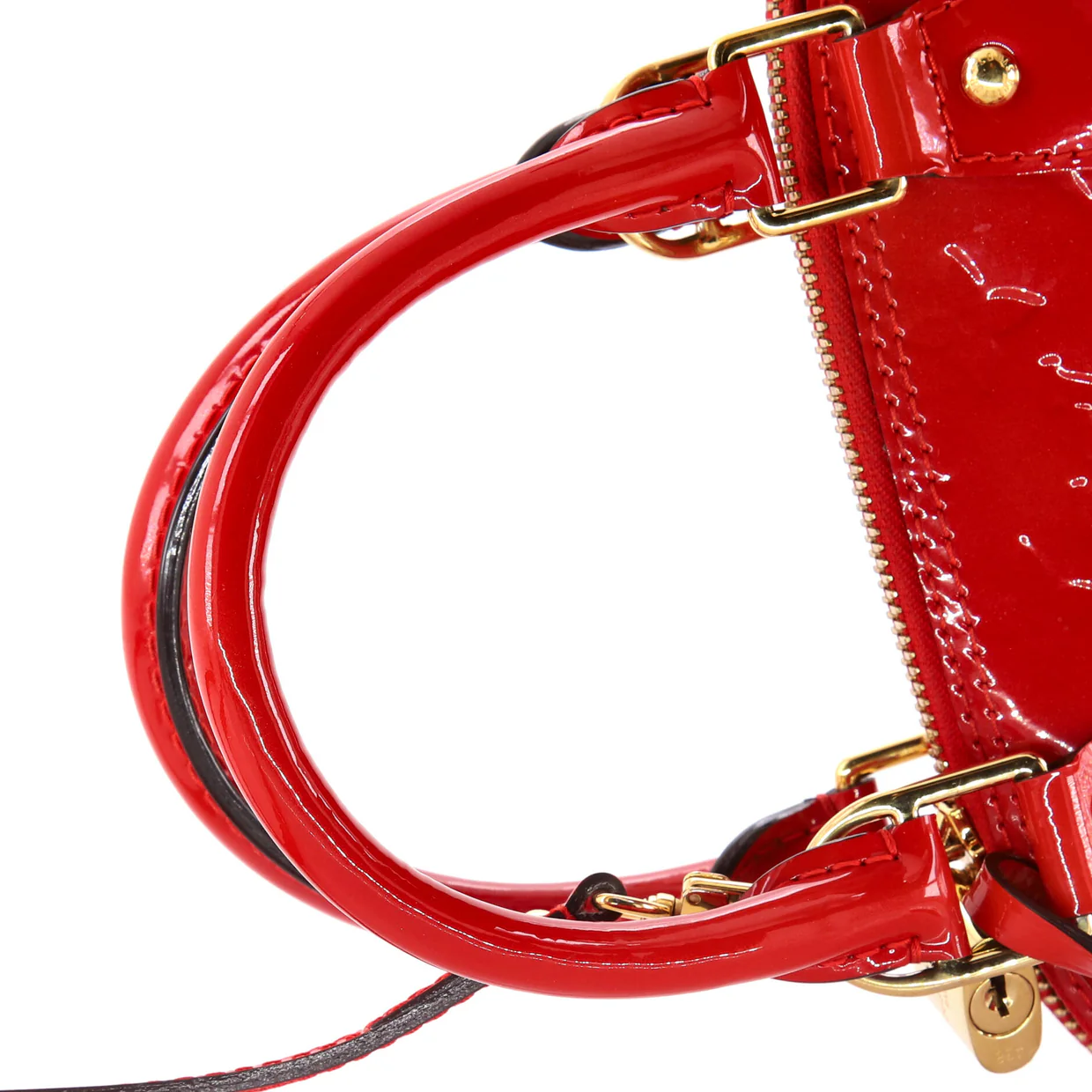 Alma Handbag Monogram Vernis BB - Deep Luxury