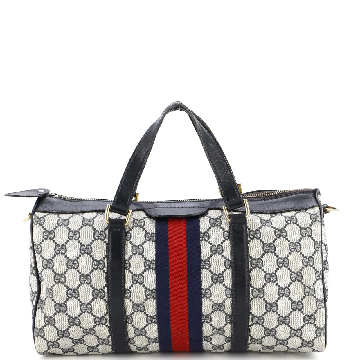 Vintage Web Boston Bag GG Canvas Medium - Deep Luxury