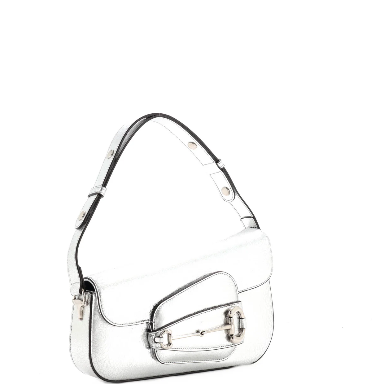 Horsebit 1955 Asymmetric Shoulder Bag Leather Small - Deep Luxury