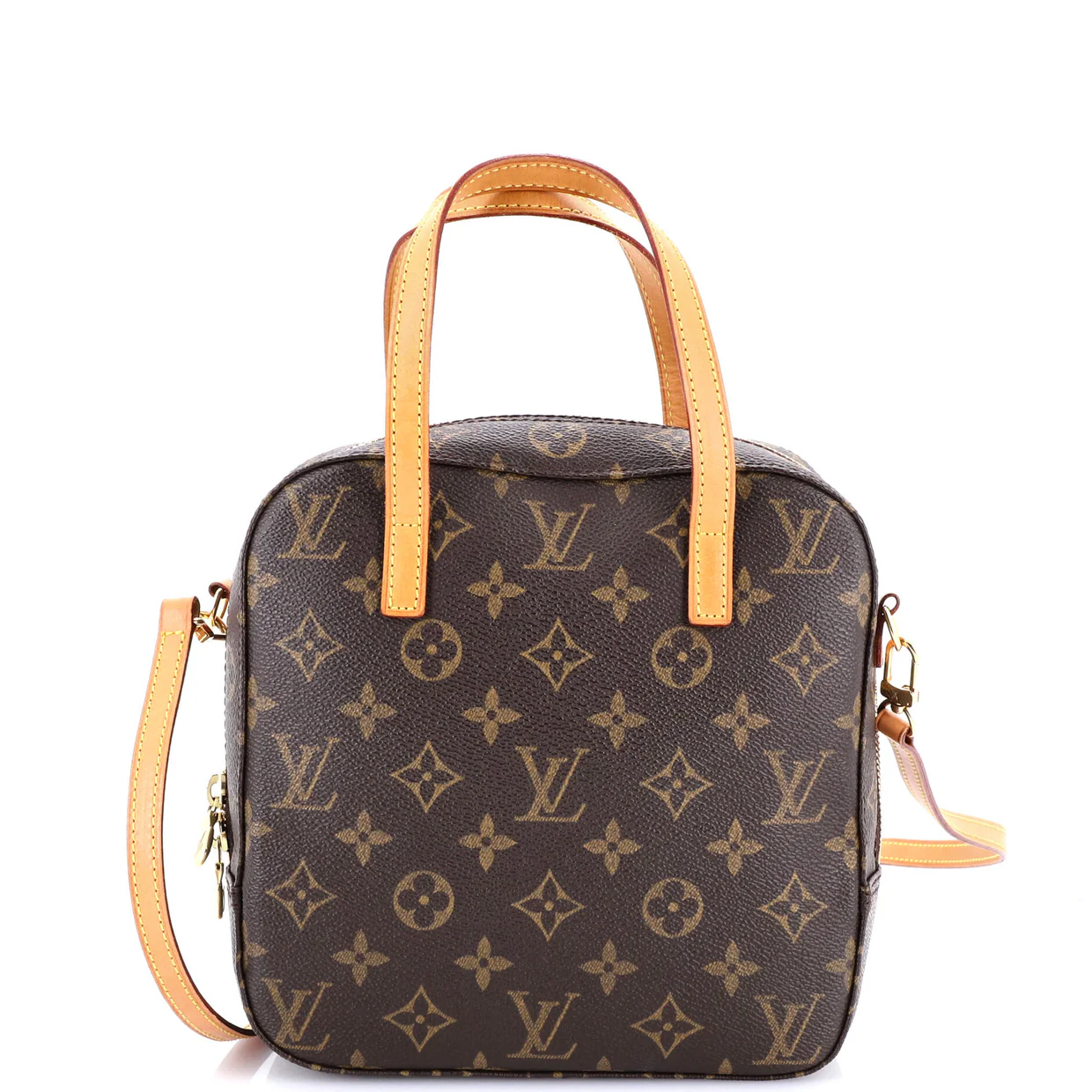 Spontini Handbag Monogram Canvas - Deep Luxury