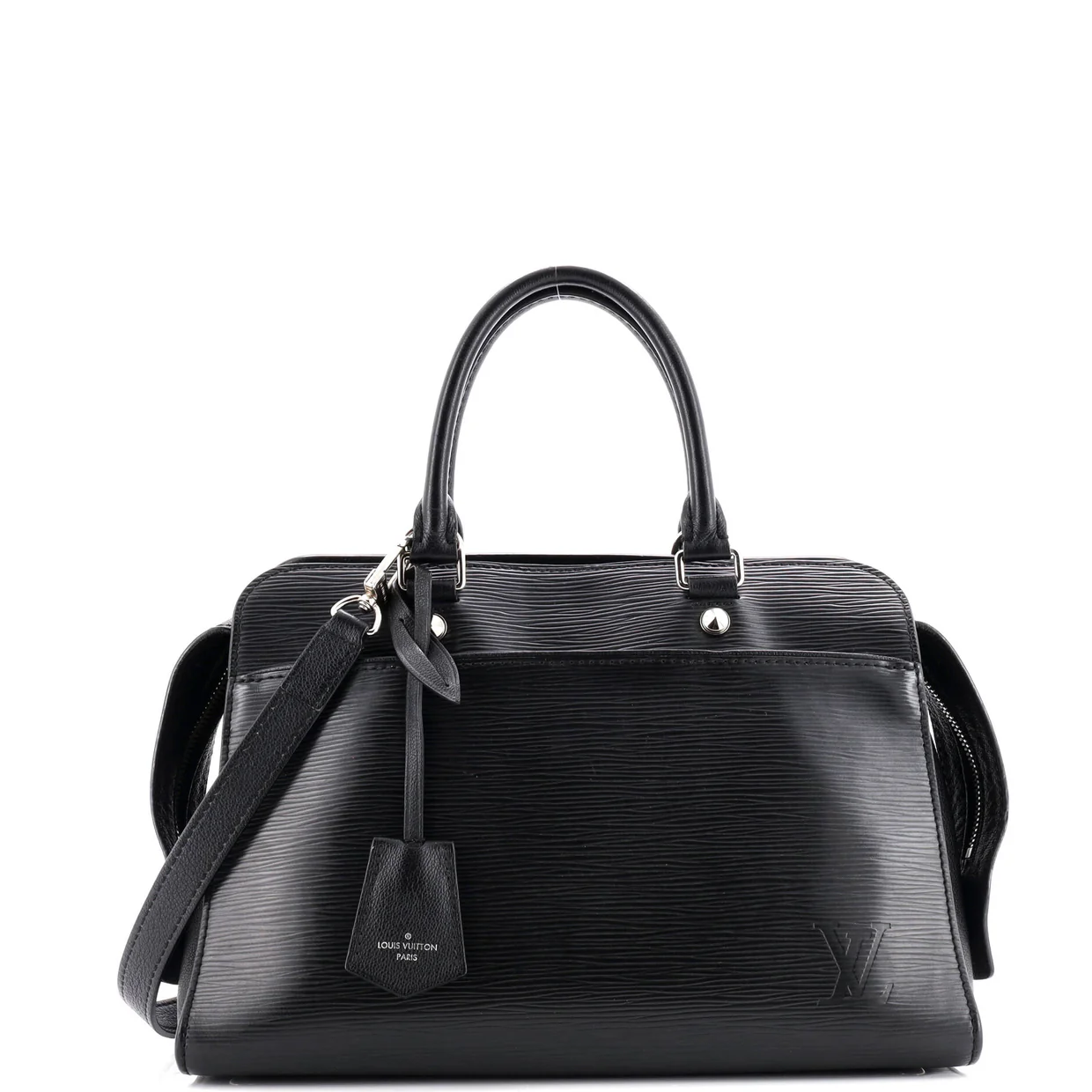 Vaneau Handbag Epi Leather MM - Deep Luxury