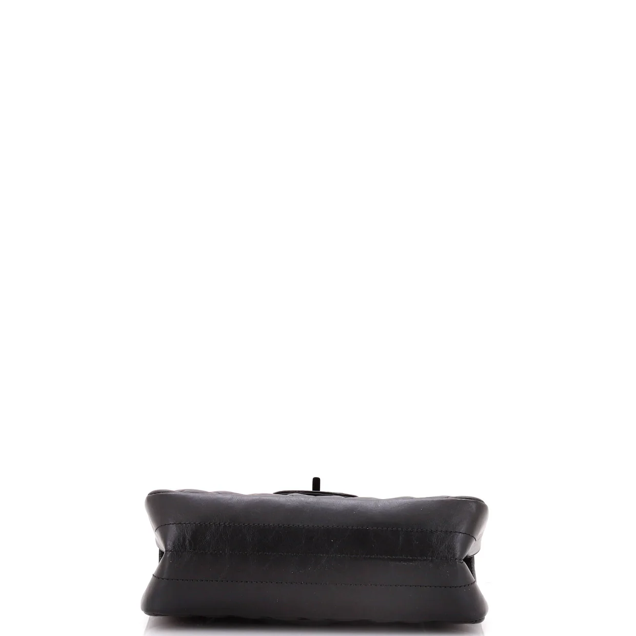 So Black Reissue 2.55 Flap Bag Chevron Aged Calfskin Mini - Deep Luxury