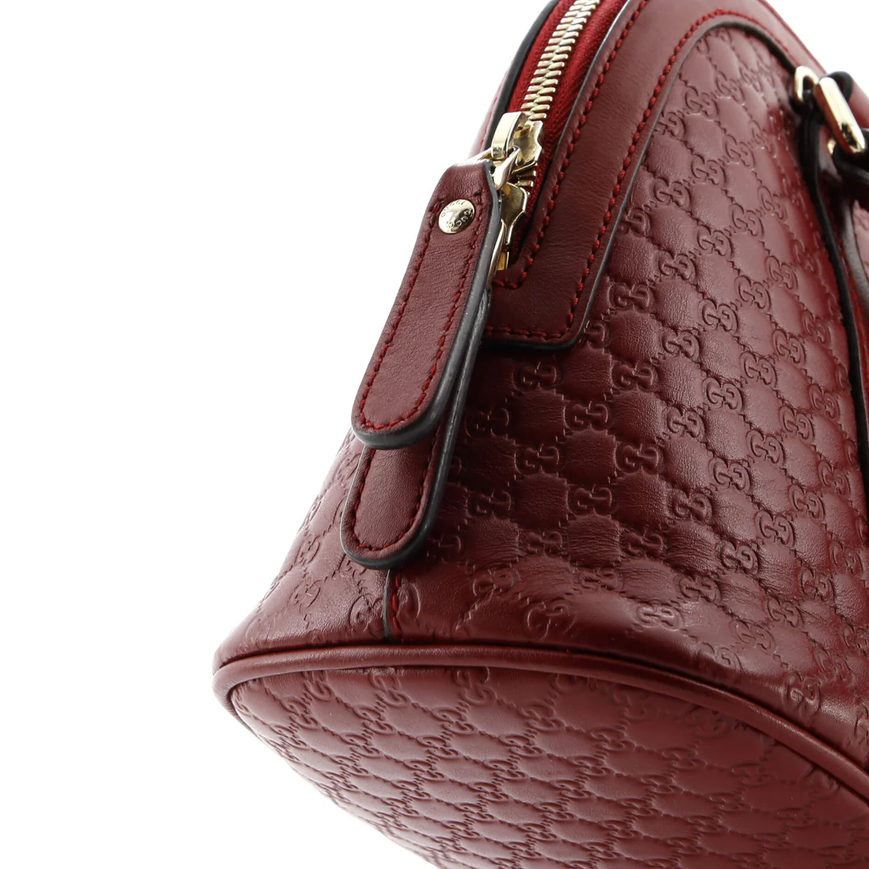 Convertible Dome Satchel Microguccissima Leather Mini - Deep Luxury