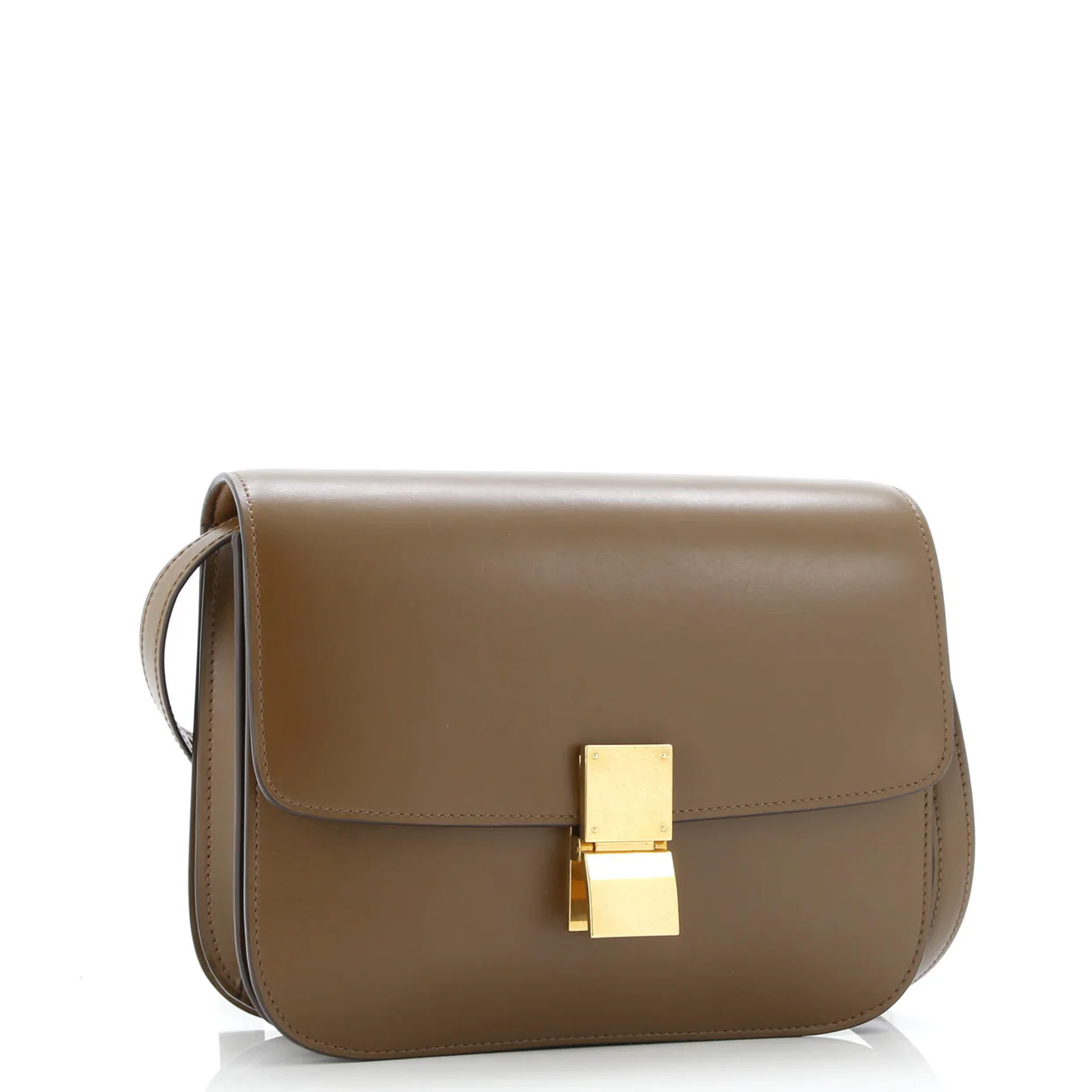Classic Box Bag Smooth Leather Medium - Deep Luxury
