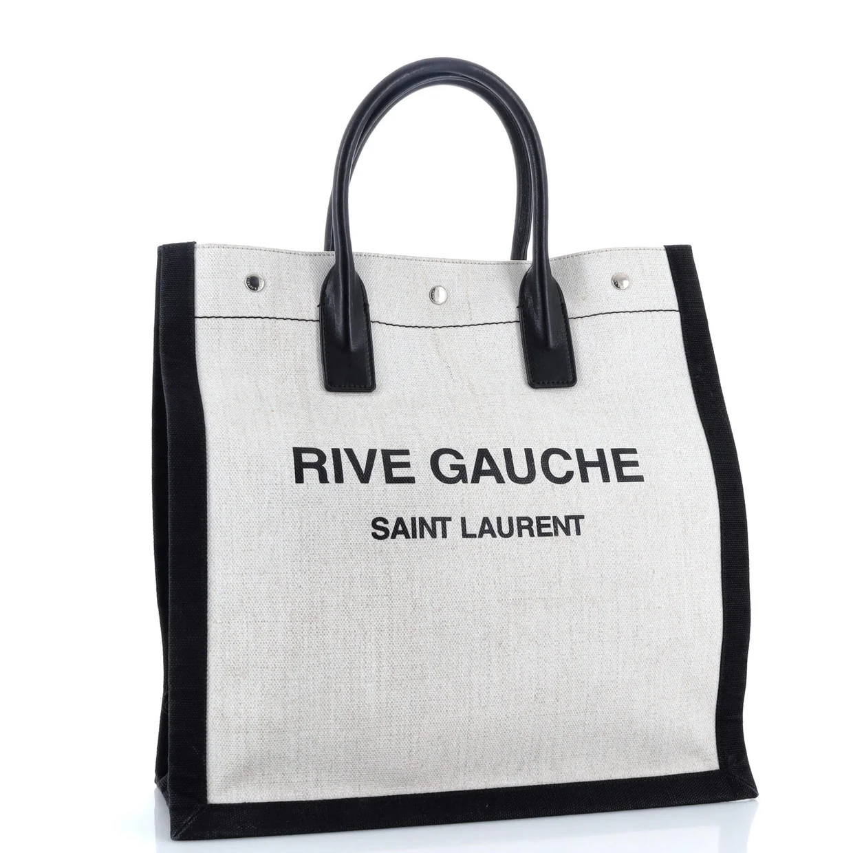 Rive Gauche Shopper Tote Canvas Tall - Deep Luxury