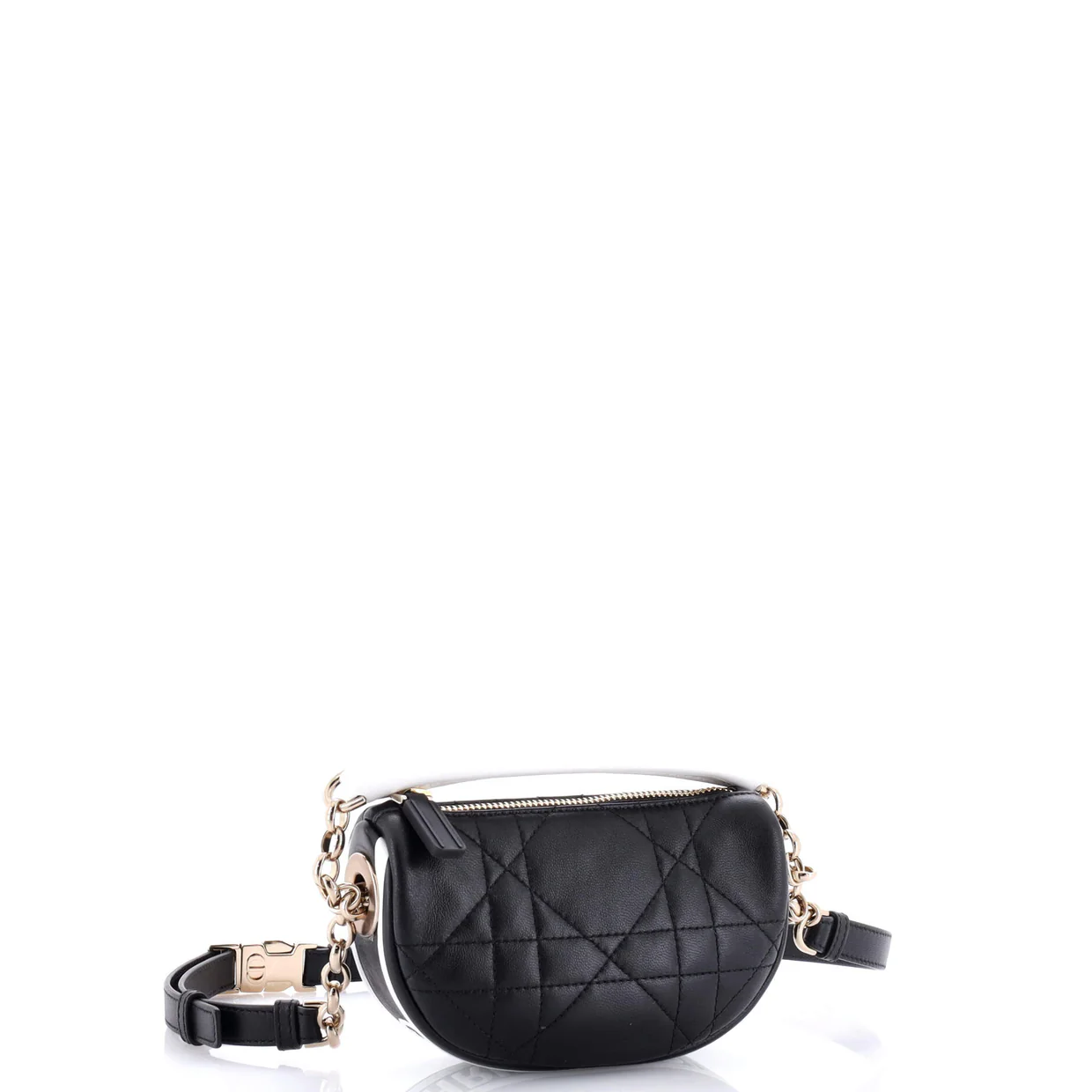 Vibe Hobo Cannage Quilt Lambskin Micro - Deep Luxury