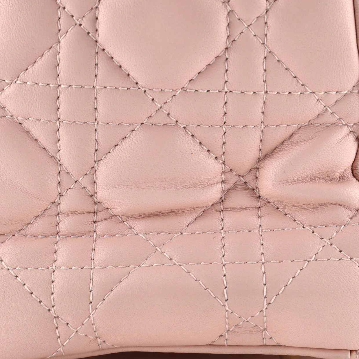 Lady Dior Bag Cannage Quilt Lambskin Medium - Deep Luxury