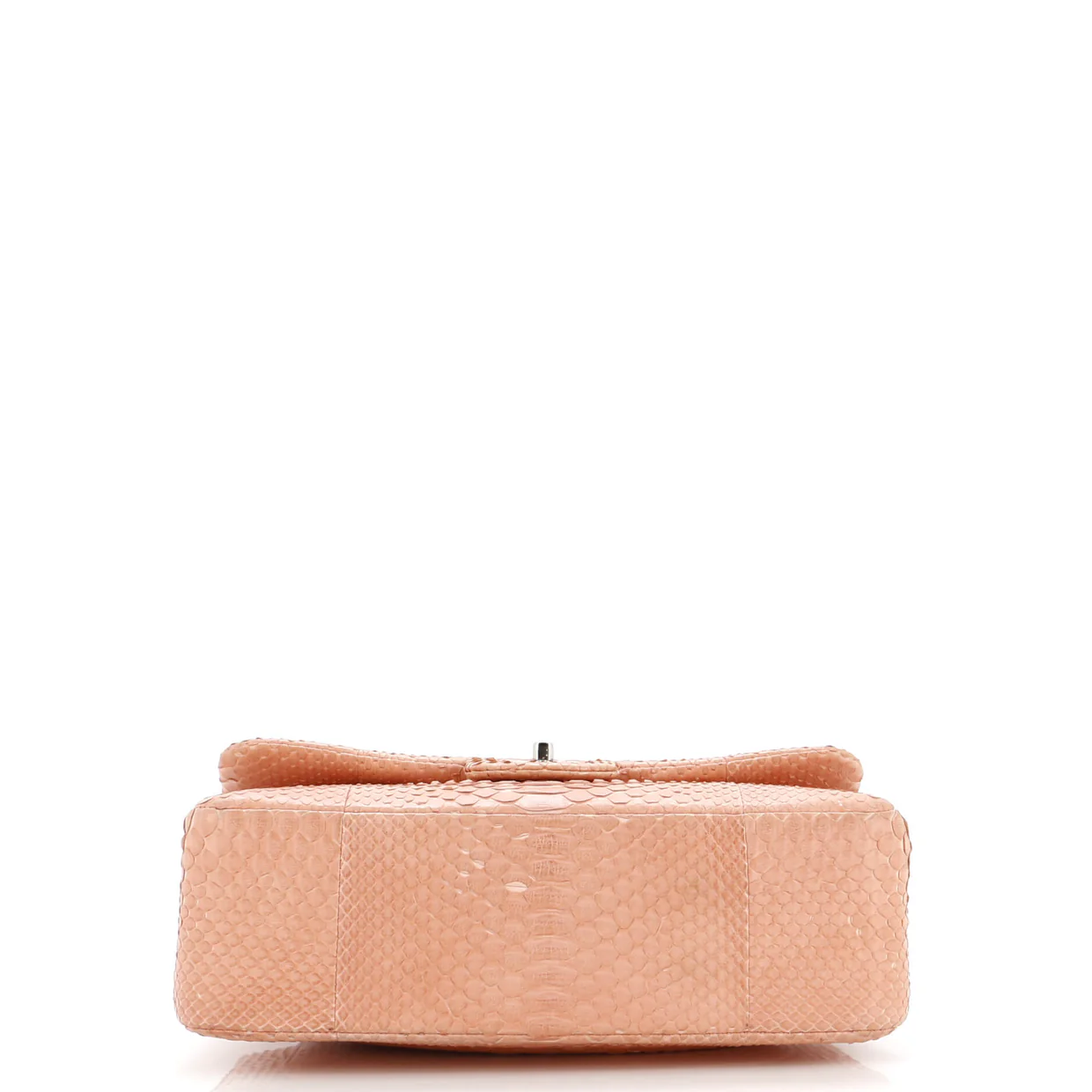 Classic Double Flap Bag Python Jumbo - Deep Luxury